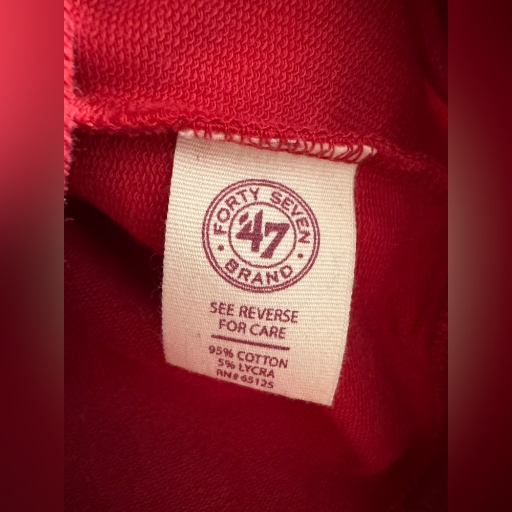 ‘47 Brand San Francisco 49ers Ladies Upperdeck Pullover Hoodie NWT - Picture 6 of 7